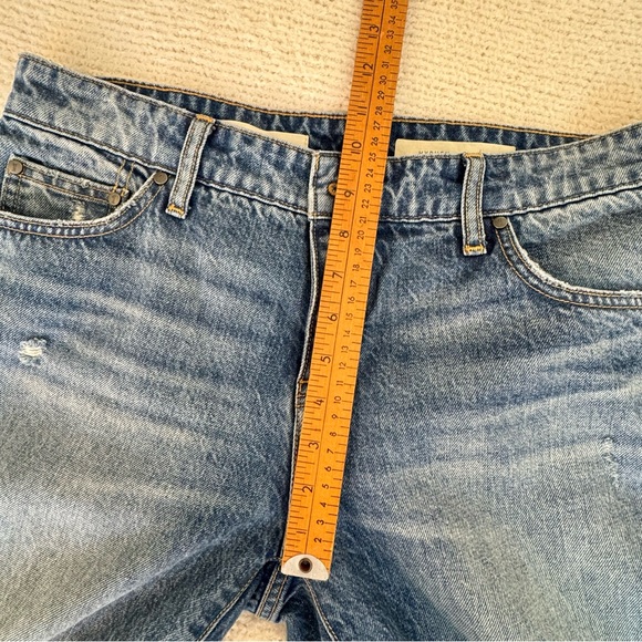 Anthro Pilcro Fringe Ankle Jeans 29 - Picture 12 of 16
